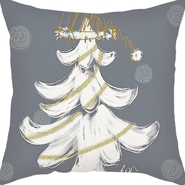 Nordic Style Pillow Cover - Linen & Peach Skin Velvet Super Soft