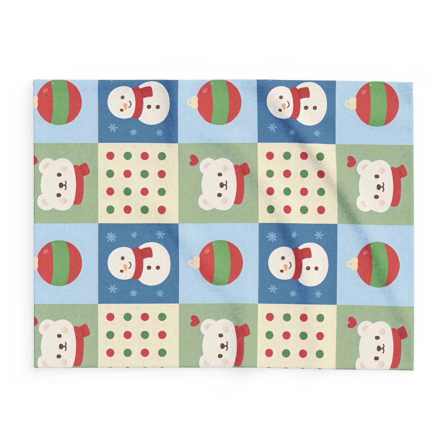 Christmas Arctic Fleece Blanket - Cozy Holiday Throw Blanket Gift