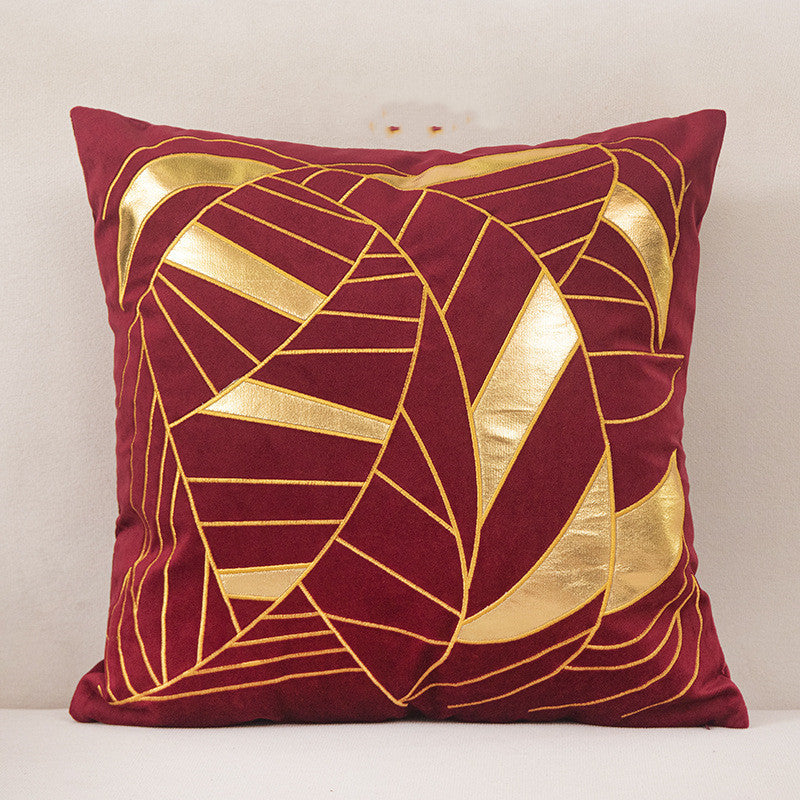 Dutch Velvet Gilded Pillow Case - Luxury Chemical Fiber Throw Pillow Cover