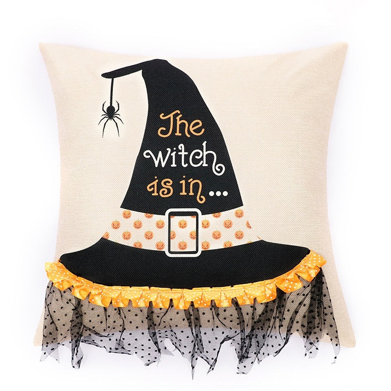 Halloween Fall Pillow Case - Nordic Geometric Pattern Decorative Throw Pillow Cover