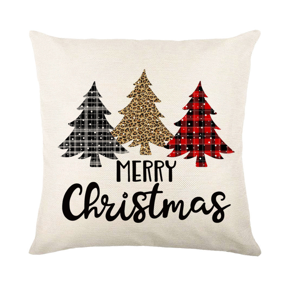 Christmas Snowflake Throw Pillow Covers - Holiday Decorative Cushion Cases