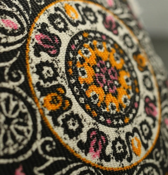 Printed Tufted Pillow Covers - Cotton Polyester Blend 5 Designs