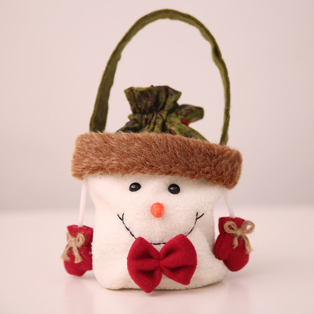 Christmas Apple Bags with Hand - Festive Holiday Decoration Set