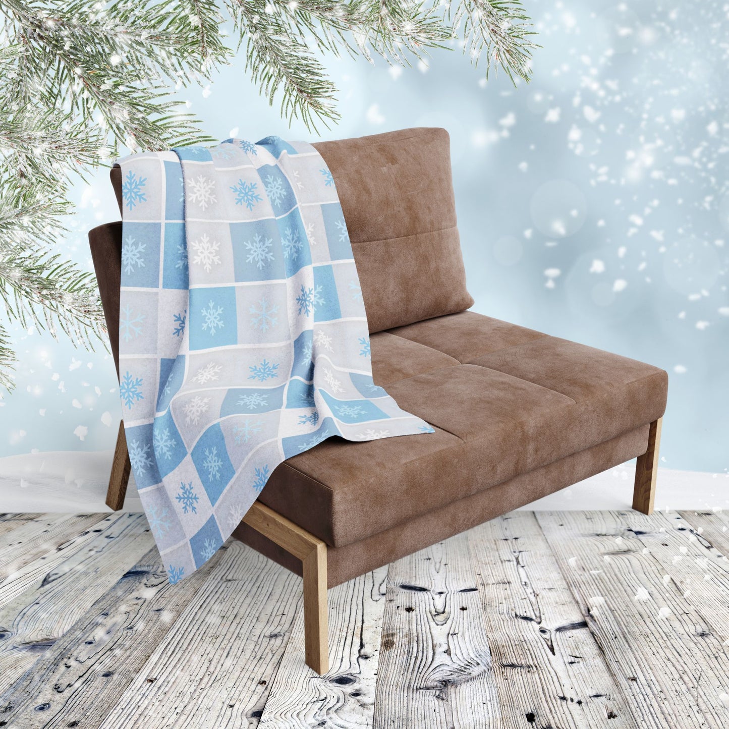 Moon Owl Flannel Fleece Blanket - Cozy Fuzzy Warm Throw Blanket