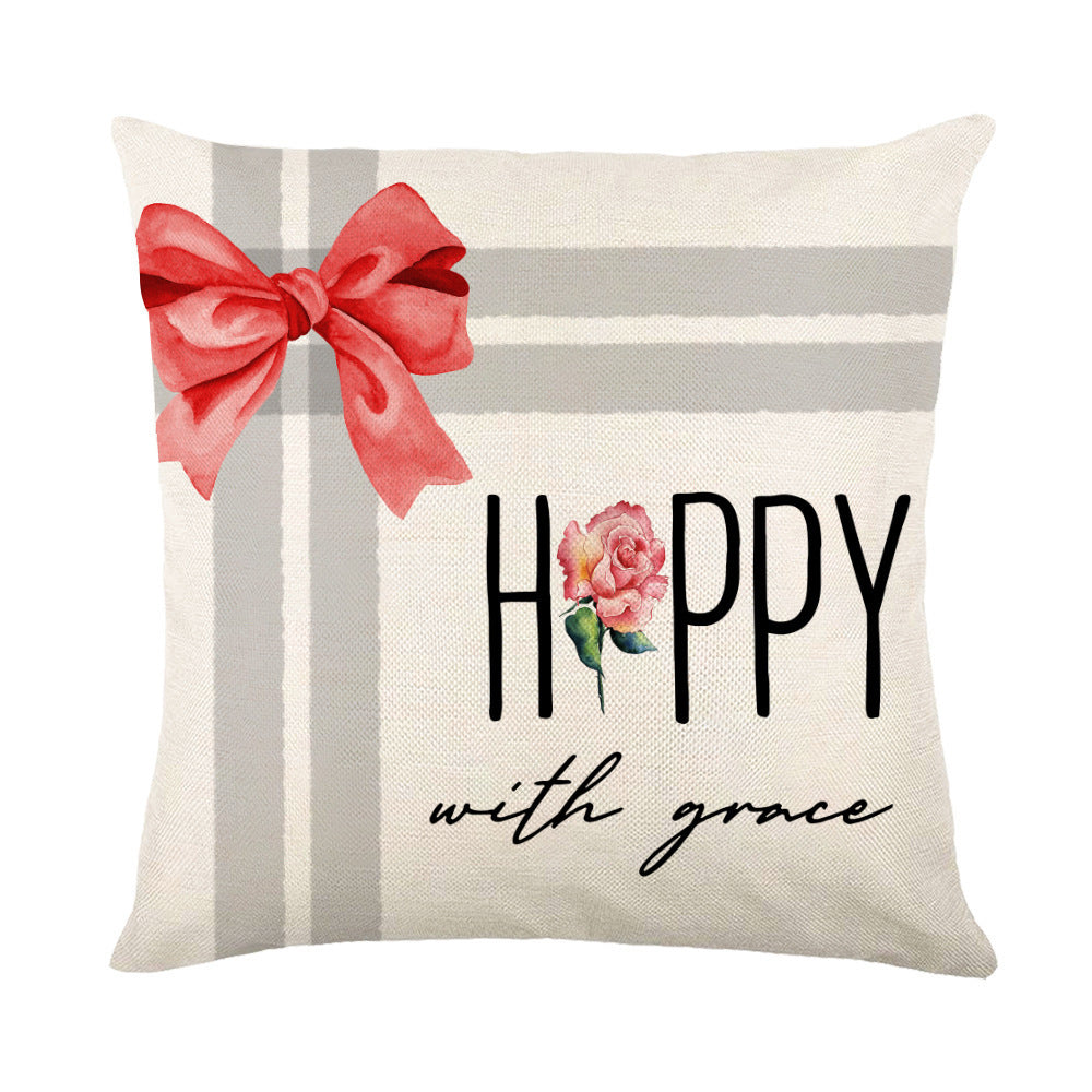 Christmas Snowflake Throw Pillow Covers - Holiday Decorative Cushion Cases