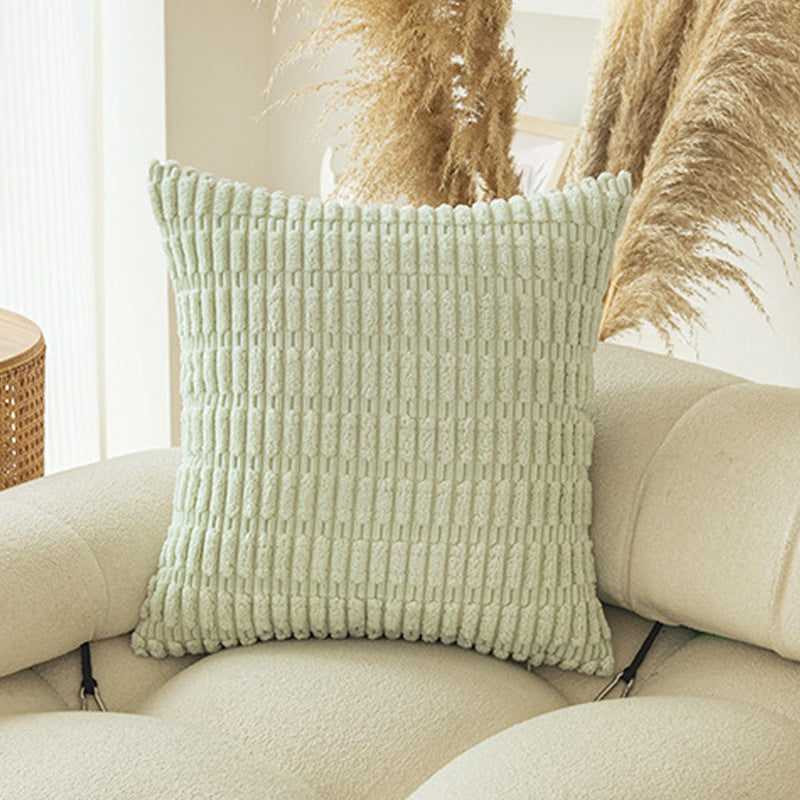 Soft Plush Corduroy Pillow Covers - Boho Design with Hidden Zipper