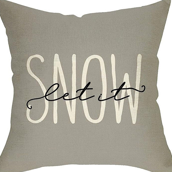Nordic Style Pillow Cover - Linen & Peach Skin Velvet Super Soft