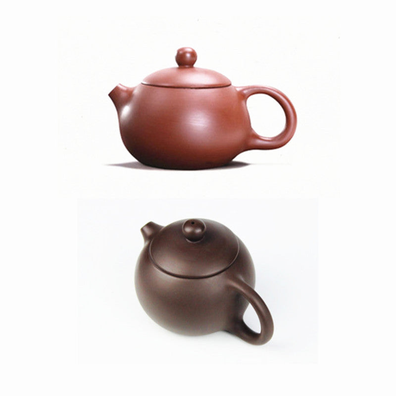 Xi Shi Purple Clay Tea Pot Set - Handmade Yixing Zhuni Teapot with 4 Cups