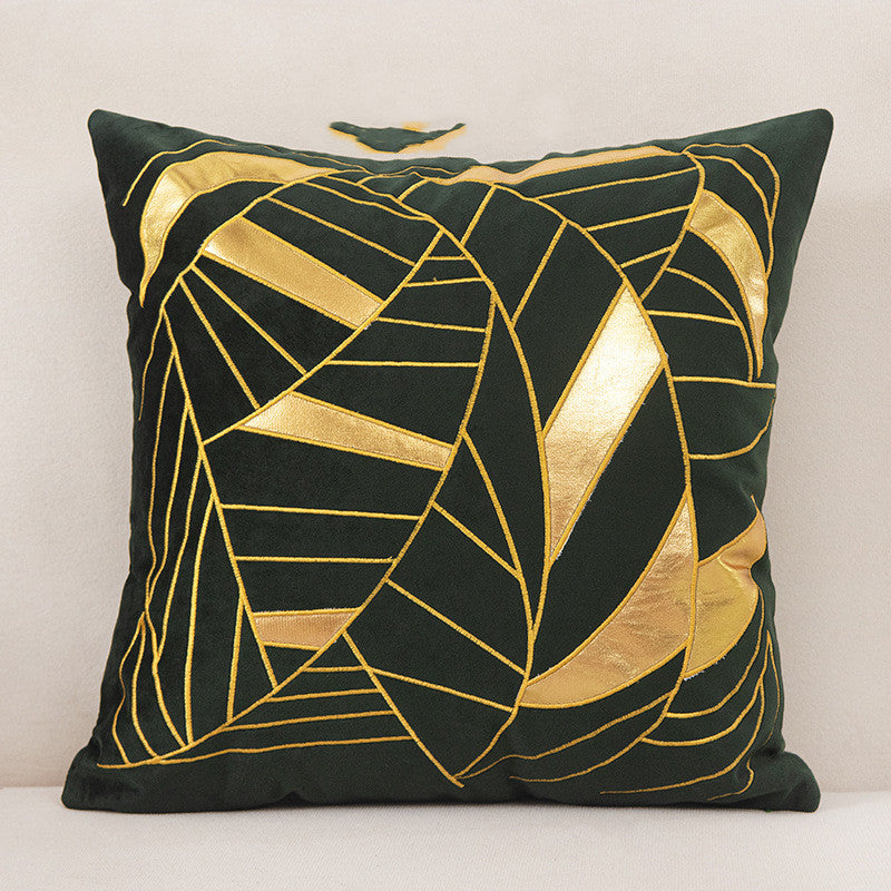 Dutch Velvet Gilded Pillow Case - Luxury Chemical Fiber Throw Pillow Cover