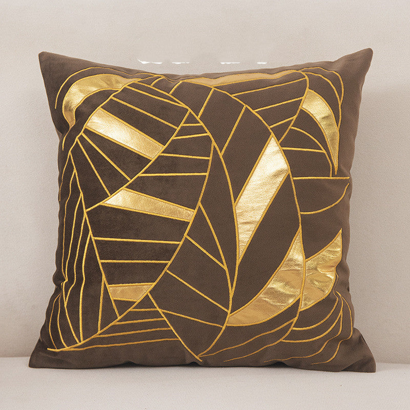 Dutch Velvet Gilded Pillow Case - Luxury Chemical Fiber Throw Pillow Cover