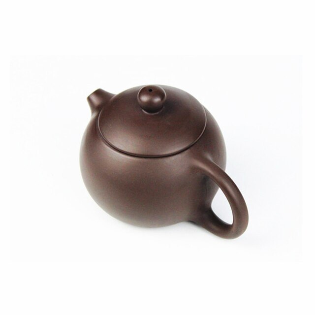 Xi Shi Purple Clay Tea Pot Set - Handmade Yixing Zhuni Teapot with 4 Cups