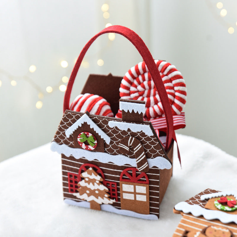 Christmas Tote Bags - Gingerbread Man & Christmas Tree Holiday Bags