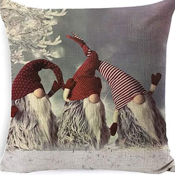 Nordic Style Pillow Cover - Linen & Peach Skin Velvet Super Soft