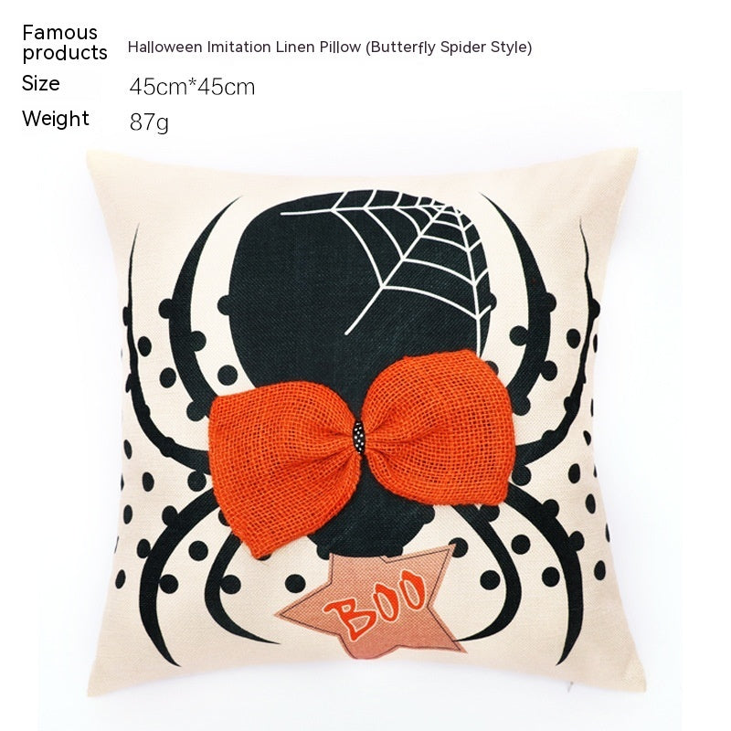 Halloween Fall Pillow Case - Nordic Geometric Pattern Decorative Throw Pillow Cover