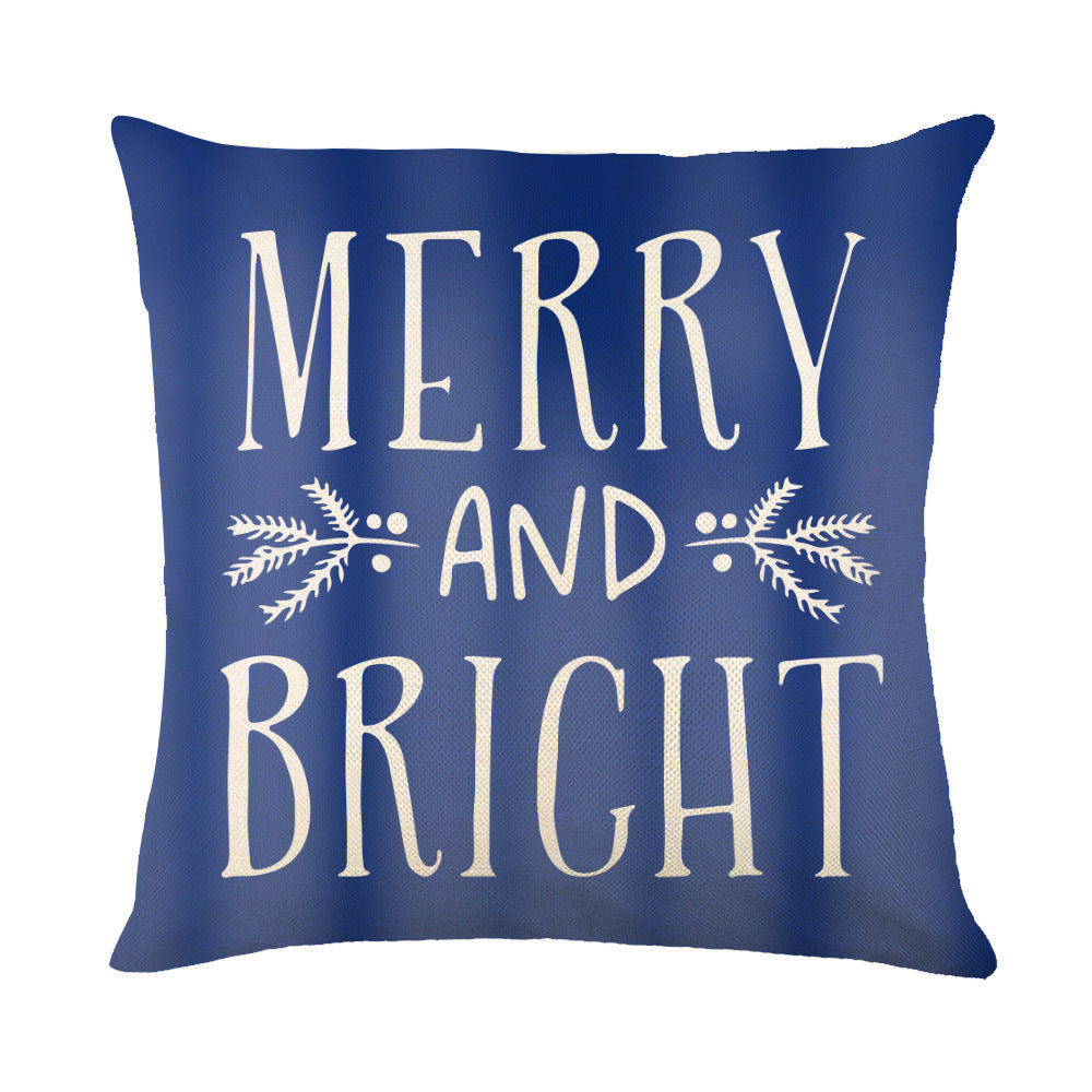 Christmas Snowflake Throw Pillow Covers - Holiday Decorative Cushion Cases