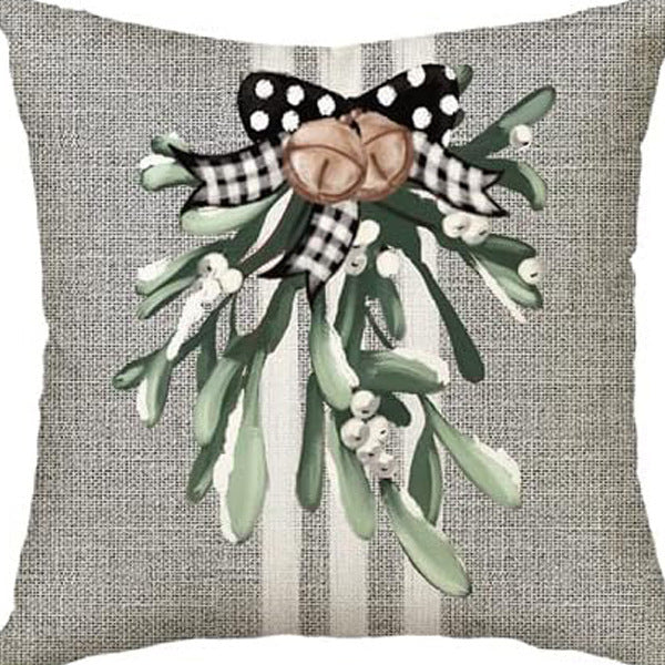 Nordic Style Pillow Cover - Linen & Peach Skin Velvet Super Soft