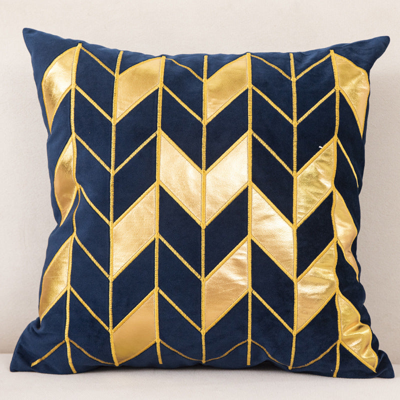 Dutch Velvet Gilded Pillow Case - Luxury Chemical Fiber Throw Pillow Cover