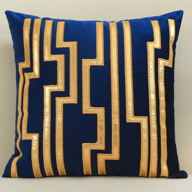Dutch Velvet Gilded Pillow Case - Luxury Chemical Fiber Throw Pillow Cover