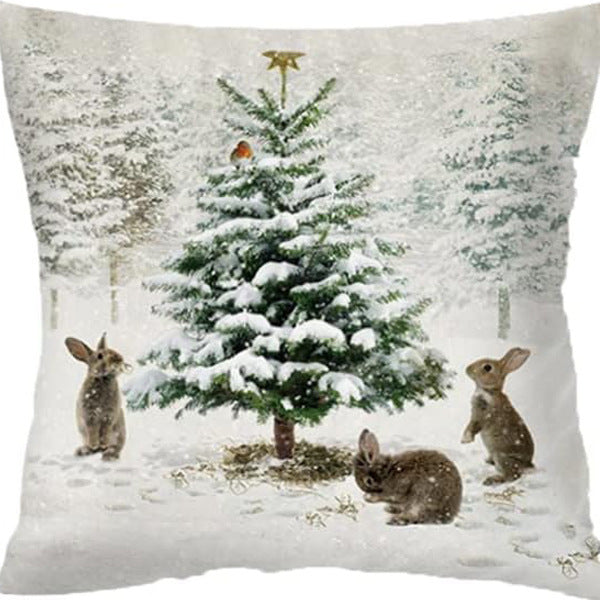 Nordic Style Pillow Cover - Linen & Peach Skin Velvet Super Soft