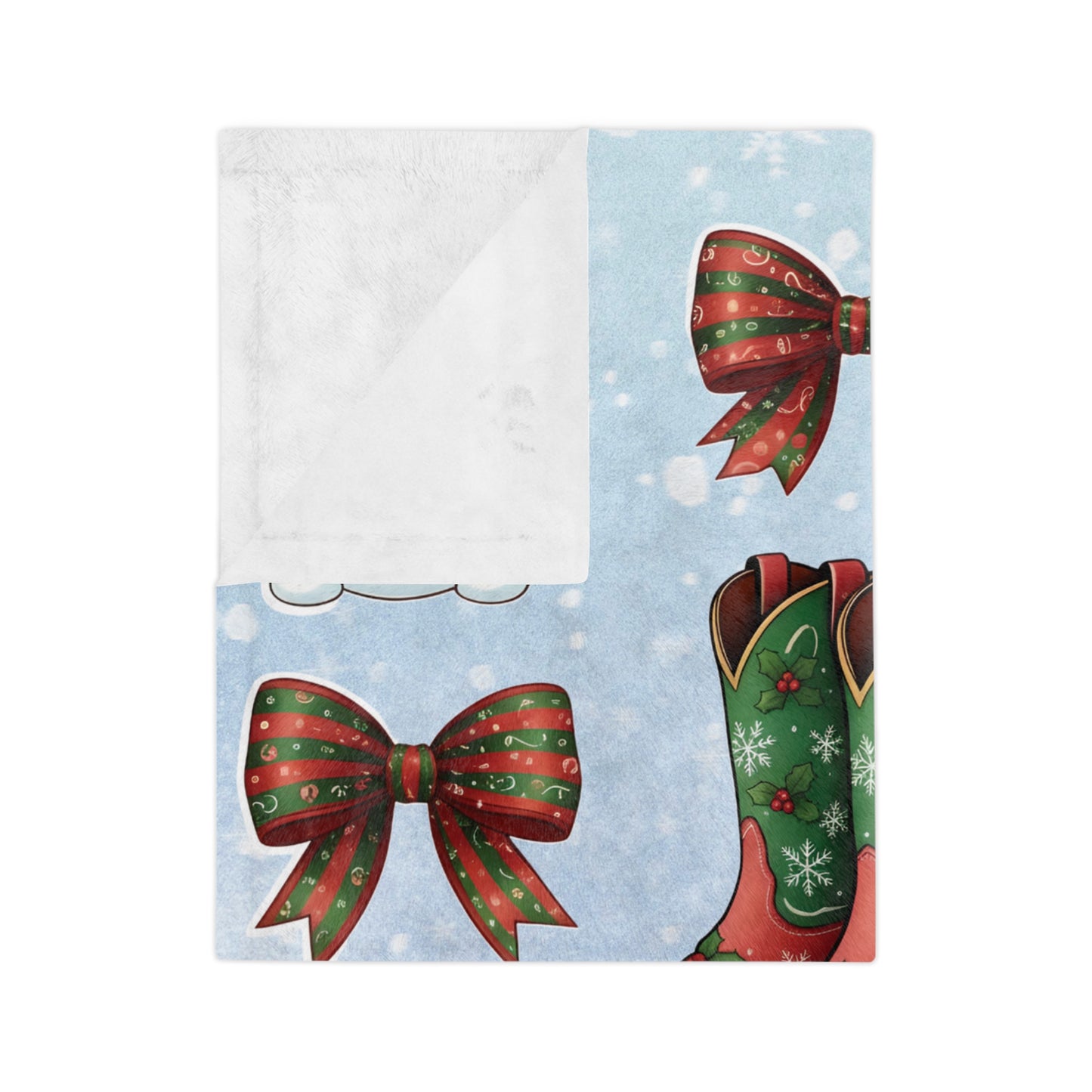 Personalized Christmas Blanket - Custom Family Snowmen Holiday Throw