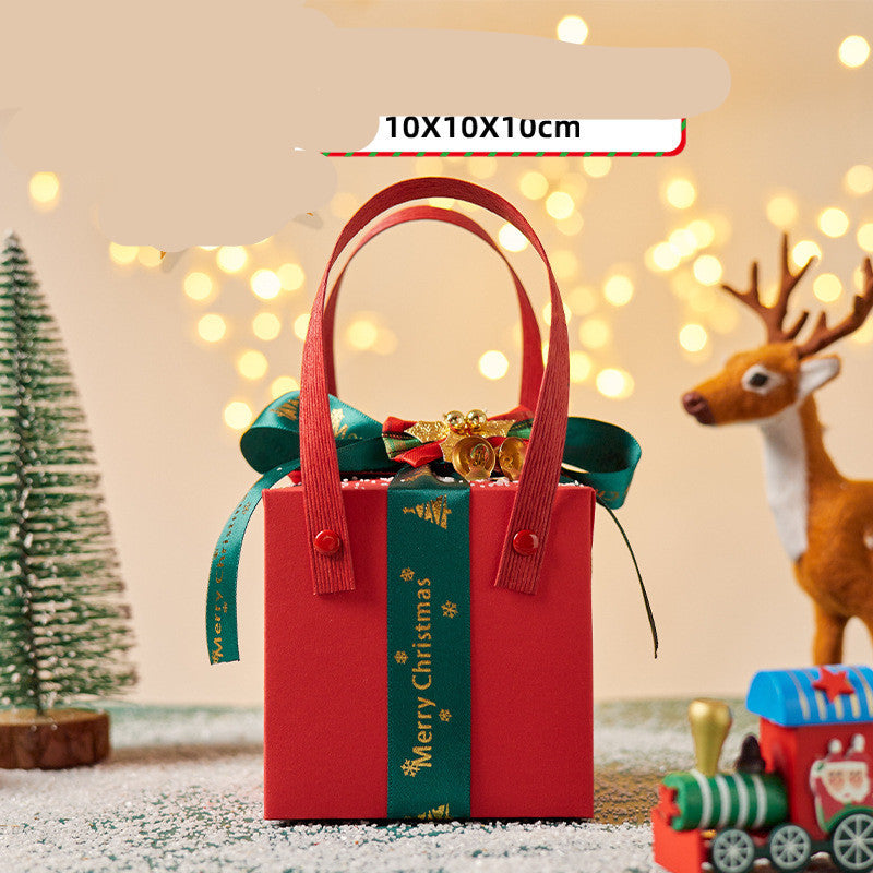 Christmas Gift Boxes Set - Festive Holiday Packaging with Ribbons & Bows
