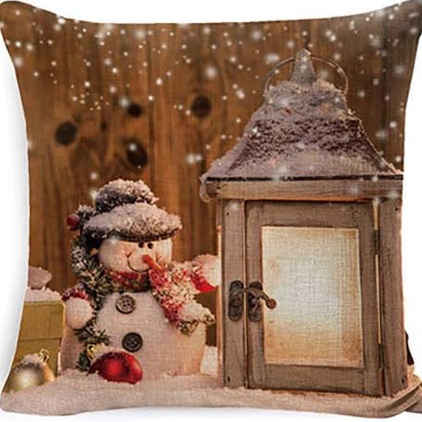 Nordic Style Pillow Cover - Linen & Peach Skin Velvet Super Soft
