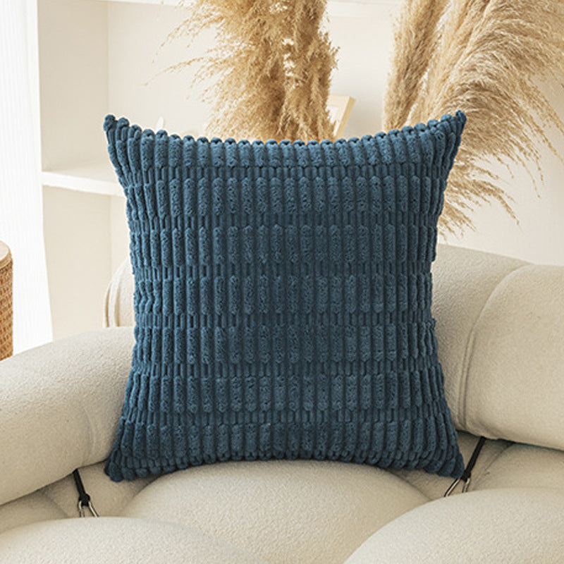 Soft Plush Corduroy Pillow Covers - Boho Design with Hidden Zipper