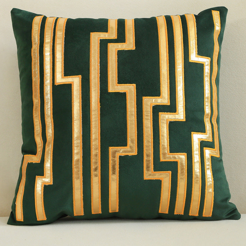 Dutch Velvet Gilded Pillow Case - Luxury Chemical Fiber Throw Pillow Cover