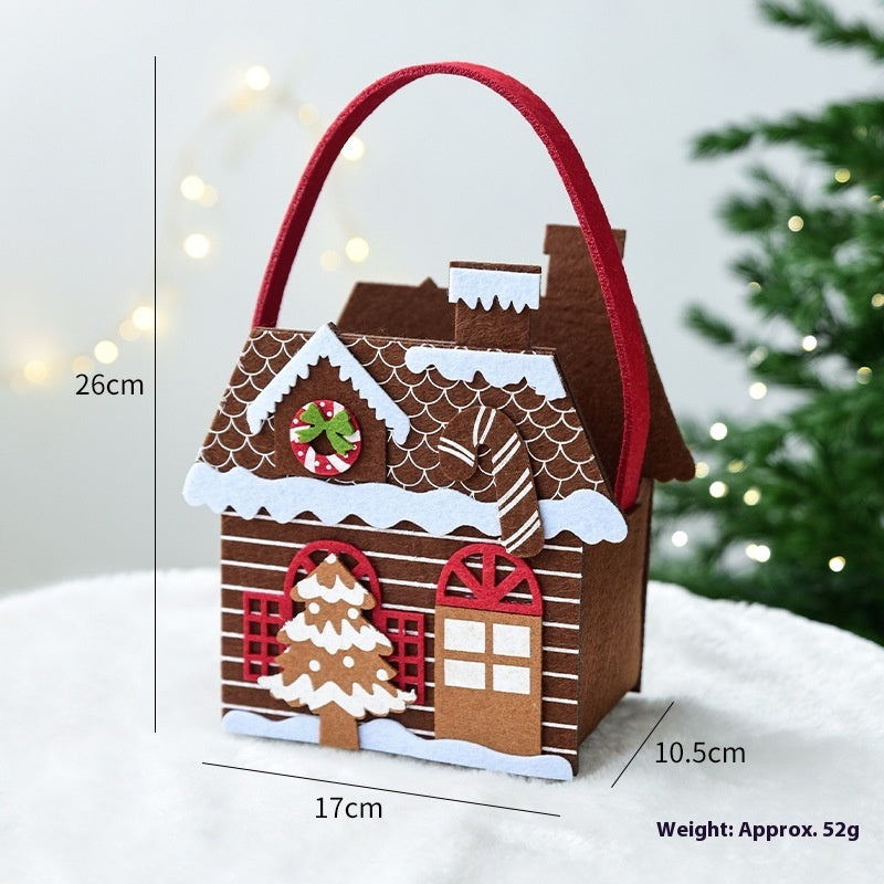 Christmas Tote Bags - Gingerbread Man & Christmas Tree Holiday Bags