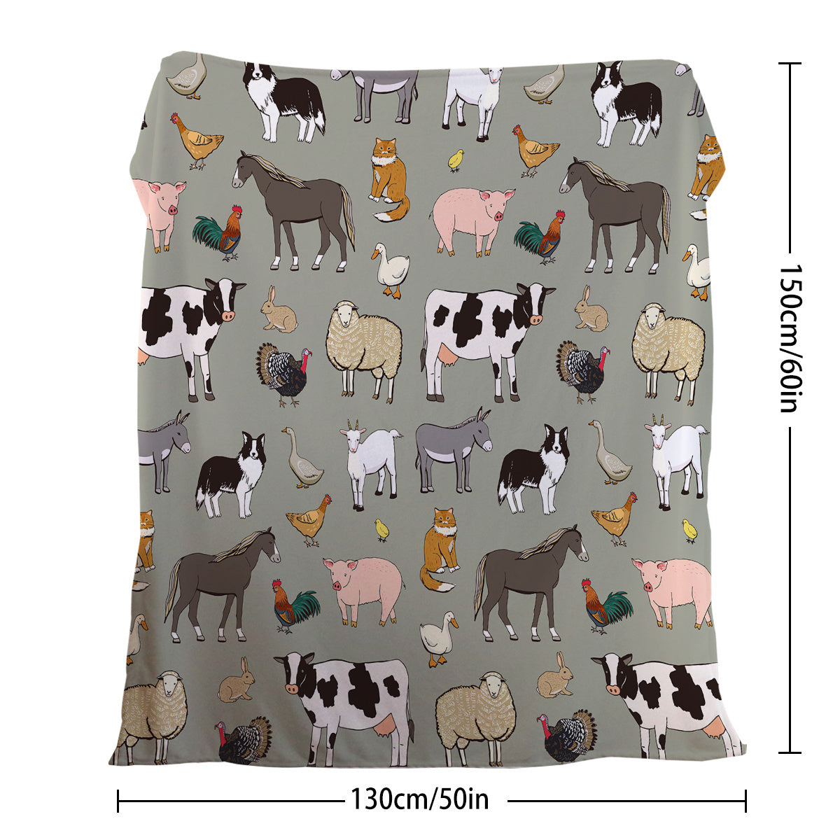 Ultra Soft Flannel Velvet Throw Blanket - Animal Print Design Multiple Sizes