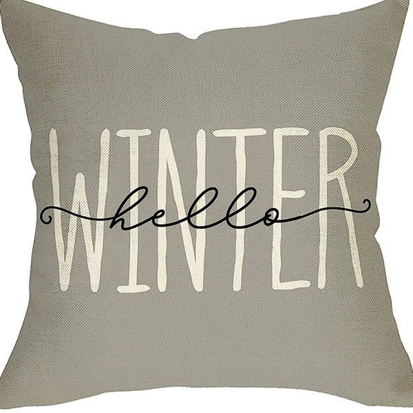 Nordic Style Pillow Cover - Linen & Peach Skin Velvet Super Soft