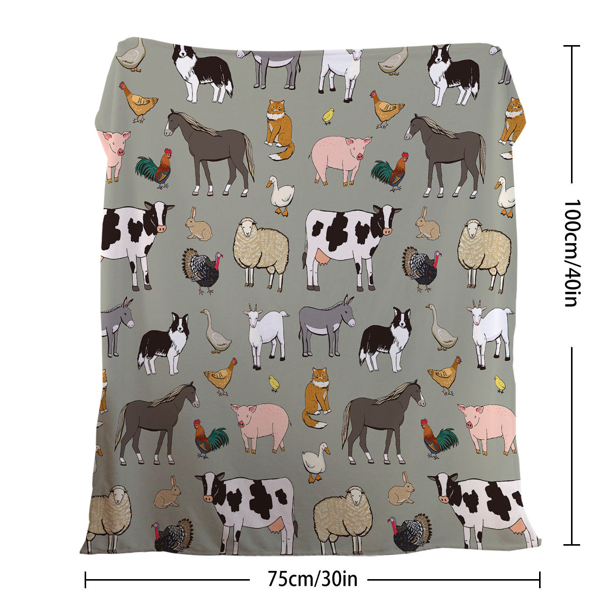 Ultra Soft Flannel Velvet Throw Blanket - Animal Print Design Multiple Sizes