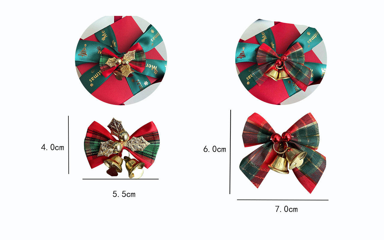 Christmas Gift Boxes Set - Festive Holiday Packaging with Ribbons & Bows