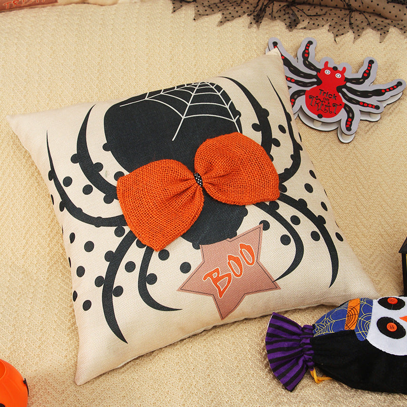 Halloween Fall Pillow Case - Nordic Geometric Pattern Decorative Throw Pillow Cover
