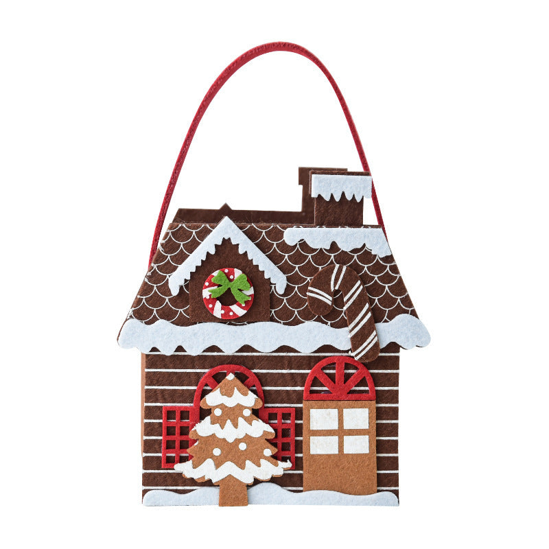 Christmas Tote Bags - Gingerbread Man & Christmas Tree Holiday Bags