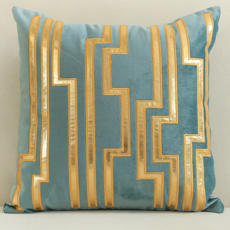 Dutch Velvet Gilded Pillow Case - Luxury Chemical Fiber Throw Pillow Cover