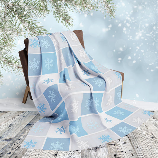 Moon Owl Flannel Fleece Blanket - Cozy Fuzzy Warm Throw Blanket